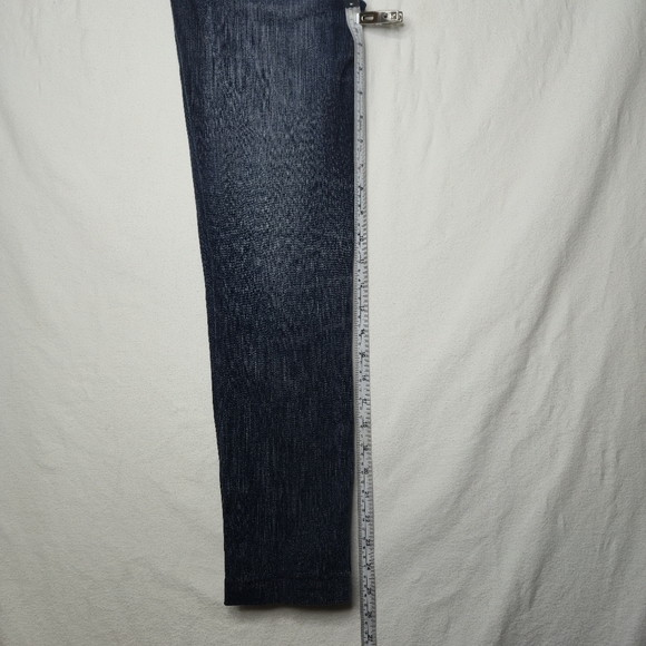 Garage Ladies Blue Denim Stretch Jeans With Beaded Back Pockets Size 5 - Picture 4 of 6